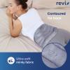 REVIX Microwavable Heating Pad for Back, Extra Large Microwave Heated Pack with Moist Heat for Waist, Stomach, and Shoulder, Unscented Hot or Cold Pack, Gray view 2