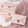 POTTIIS 20Pcs Candy Box Cookie Gift BoxesRomantic Wedding Favors Cute Chocolate Box for Wedding Bridal Birthday Party Supplies - Pink