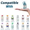 4ALLFAMILY Insulin Vial Protector for Kid Adult Dogs Protective Case for Your Insulina Small Vial Case Cover Travel Portable Vials Bottle Container Vial Sleeve Holder Diabetic (Blue Short Short) view 3