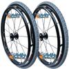 24" (540MM) 16 SPOKE REAR WHEEL WITH PRIMO ALL TERRAIN TIRES AND TUBES (Wheel With BLACK Color Hub) view 1