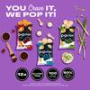 Popchips Potato Chips Variety Pack, Sea Salt, BBQ, Sour Cream & Onion, 12ct Single Serve 0.8oz Bags, Gluten Free, Salty Snacks for Adults and Children, Non-GMO & Kosher, 100 Calories Per Bag view 2