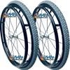 24" (540MM) 16 Spoke Wheel with Primo All Terrain Tires and Tubes (Wheel with Silver Color Hub) view 1