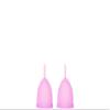 CareCup Menstrual Kit - Reusable Tampon, Pad & Disc Alternative - Soft, Flexible 100% Medical-Grade Silicone Period Cup for Leak-Free Protection - Small-Stem Design, 1 Pack (Count of 2) view 3