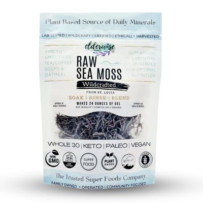 Sea Moss | Purple | Makes 24oz of Gel | Raw + Non GMO | Sundried | WILDCRAFTED