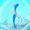 Lit-Pack Denture Clean Toothbrush for Denture Care Tool w/Multi Layered Hard Bristles Dual Hard Bristle for False Teeth Superb Total Cleaning view 4