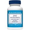 The Vitamin Shoppe Zinc Picolinate - Superior Absorption Immune Support | Highly Bioavailable | 100 Capsules | Skin Health