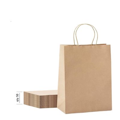 10x13 Kraft Paper Bags 50 pc 10x5x13 Kraft Paper Bags Brown Paper Bags Brown Gift Bags Kraft Shopping Bags Kraft Retail Bags Paper Gift Recycled Paper Bags Kraft Paper Bags with Handles Bulk (50)
