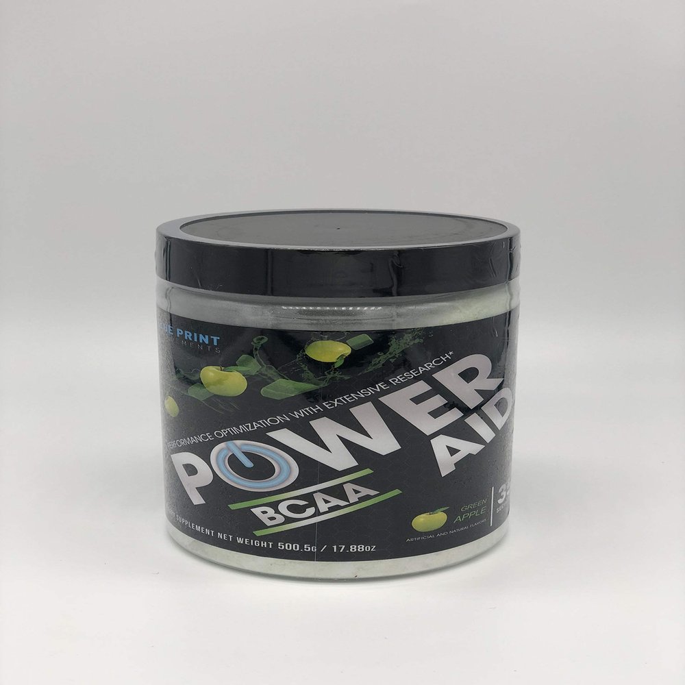 Blue Print Supplements Power-Aid BCAA (Lemon, 35 Servings)