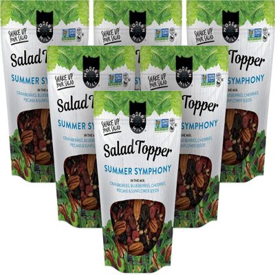 Modern Mill Summer Symphony Salad Topper, Gluten-Free, Non-GMO, Gluten-Free, Vegan, Keto-Friendly, 6oz (Pack of 6)