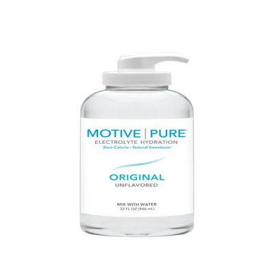 MOTIVE PURE Electrolyte Hydration, Original Unflavored, 32 oz Pump Bottle