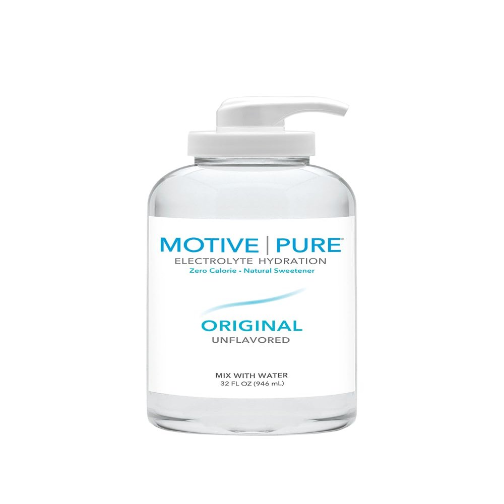 MOTIVE PURE Electrolyte Hydration, Original Unflavored, 32 oz Pump Bottle