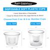 Party Essentials Soft Plastic Bomber Shot Cups, Jager Blaster Power Bombs Cups, 3 oz., 100-Count, Clear view 4