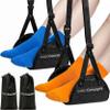 BASIC CONCEPTS Airplane Adjustable Foot Hammock (2 Pack), Perfect or Office Footrest to Relax Your Feet (Memory Foam) - for Travel Accessories, Desk Hammock, Comfy Hanger view 1