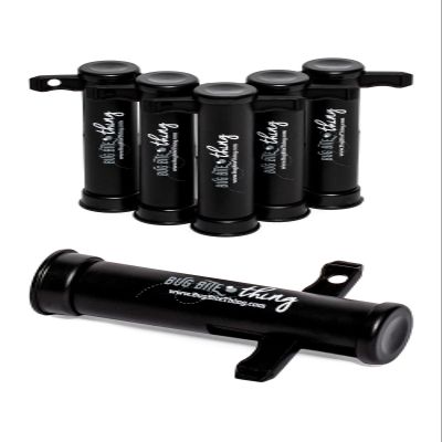 BUG BITE THING Suction Tool - Bug Bites and Bee/Wasp Stings, Natural Insect Bite Relief- Black/6 Pack