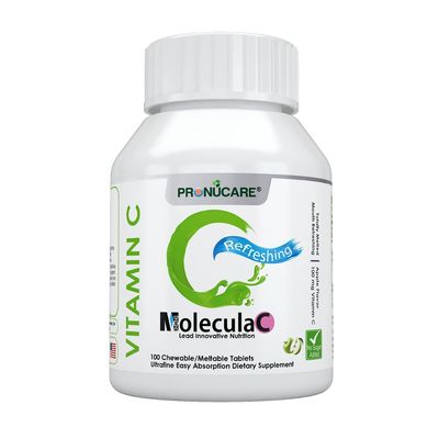 PRONUCARE Vitamin C 100 mg Buccal Lozenge Tablets Slow-Dissolving, Controlled Release & Fast Absorption, Natural Apple, Immune Boost, Antioxidant & Anti-Aging, Sugar-Free, 100 CT
