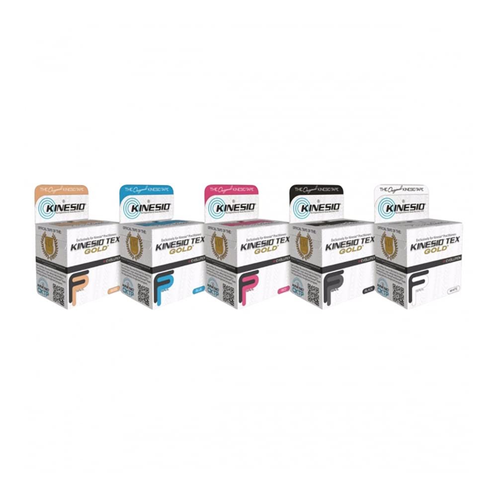 Kinesio Tex Gold FP, 2" x 16.4', 6/Box Black