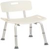 Homecraft 52325 Adjustable Shower Chair with Back view 1