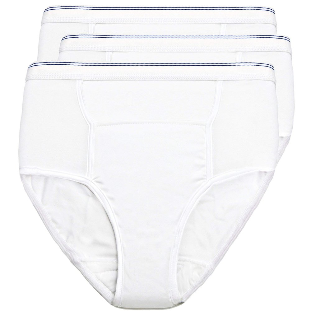 Comfort Finds Men's Reusable Incontinence Brief 6oz 3-Pack - White - X-Large 42-44 - 3 Pack