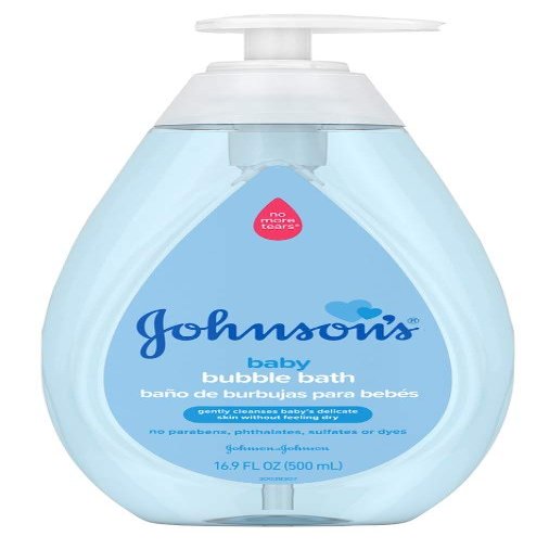 Johnsons Baby Bubble Bath 16.9 Ounce (500ml) (2 Pack)