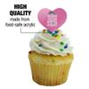 National Lampoon's Christmas Vacation Jolliest Bunch Heart Love Cupcake Picks Toppers Decoration Set of 6 view 3