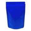 MITOB 100 Pieces Stand Up Mylar Bags Plastic Window Pouch for Zip Food Storage Lock Aluminum Foil Bag Candy Packaging Zipper Lock (3.3x5.1 inch, Blue) view 2