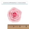 Global Sugar Art Shrub Rose Pink Sugar Cake Flowers, Large Wired, 8 Count by Chef Alan Tetreault view 4