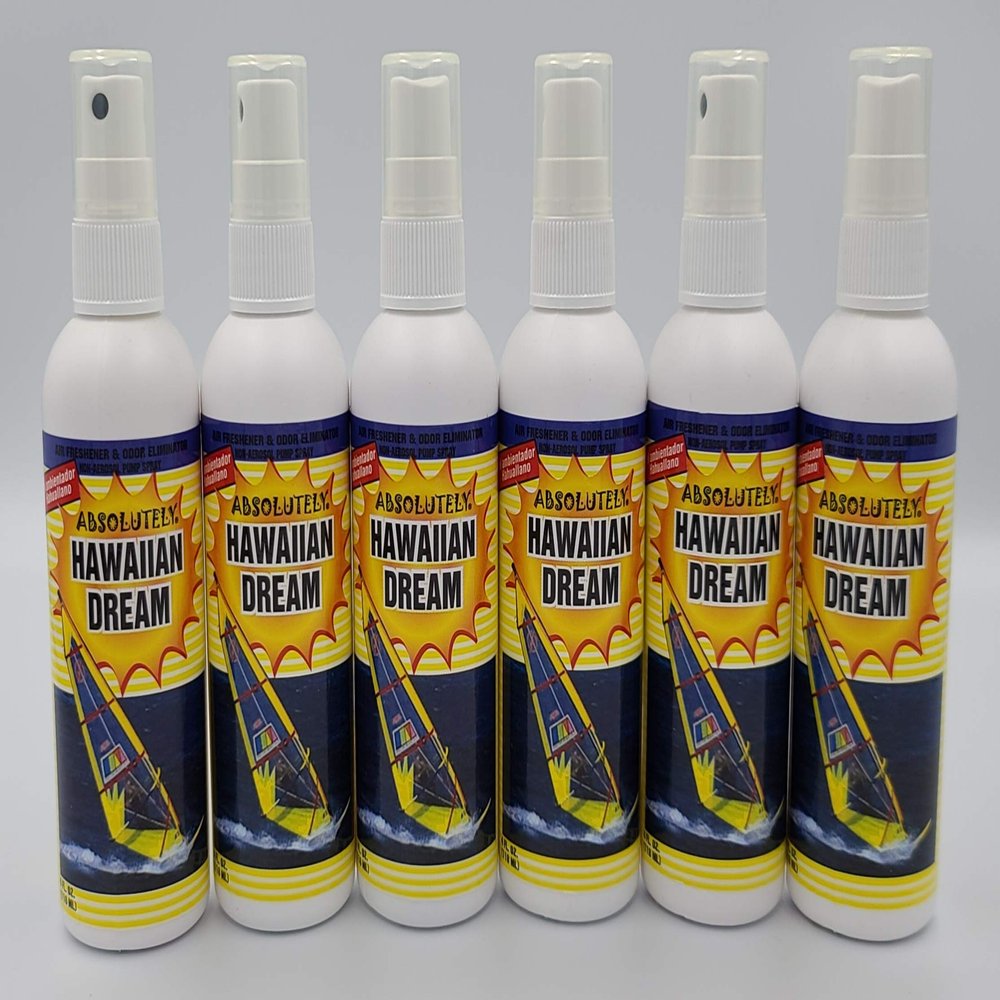 Absolutely Air Fresheners & Odor Eliminator 12 Pack - Hawaiian Dream Scent!