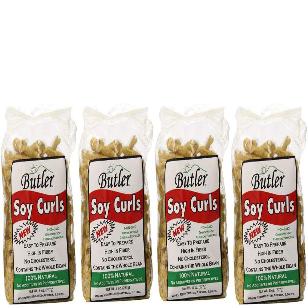 Butler Foods, Soy Curls, 8 Ounce (pack of 4)