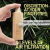 Ayrlume Personal Bamboo Smoke Air Filter 2 Pack - Odor and Smoke Eliminator - Travel Size Compact Filter, Home and Car view 2