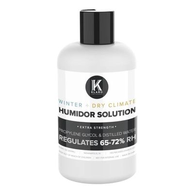 CASE ELEGANCE Winter + Dry Climate Klaro Humidor Solution Single Bottle - Special Formula to Help Maintain Humidity in Winter & Dry Climates 250 ml