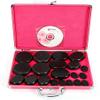 20PCS Basalt Hot Stones Set Massage Stone Hot Rocks Stones Hot Stone Massage with Heater Box for Body Massage (20PCS Hot Stone) view 1