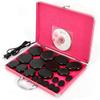 20PCS Basalt Hot Stones Set Massage Stone Hot Rocks Stones Hot Stone Massage with Heater Box for Body Massage (20PCS Hot Stone) view 2