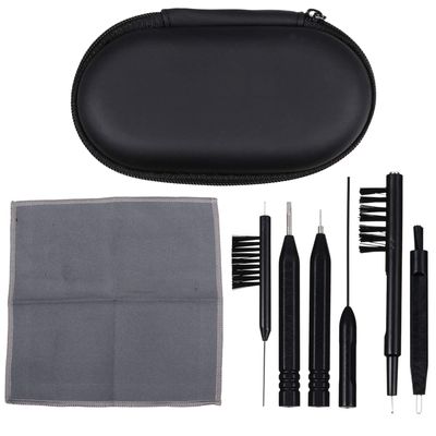 1 Set 7 Pcs Cleaning Kit Hearing Amplifier Cleaning Fabric Brush Screwdriver Earmold Vent Cleaner for Home Shop