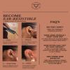 Vie Healing 24k Gold Ear Seeds with Ear Chart - Ear Seed Acupressure Kit for Reflexology and Energy Flow - Acupressure Ear Seeds for Immune System Booster, Allergies, & Digestive Health - (Detox) view 2