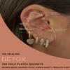 Vie Healing 24k Gold Ear Seeds with Ear Chart - Ear Seed Acupressure Kit for Reflexology and Energy Flow - Acupressure Ear Seeds for Immune System Booster, Allergies, & Digestive Health - (Detox) view 4