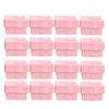 24pcs Box Set Jewelry Boxes Cardboard Jewelry Boxes Rings Pendants Earring Necklaces Boxes for Anniversaries Weddings Birthday Pink view 1
