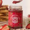 GOOD GOOD No Added Sugar Fruit Jam Variety Pack of 4 - Keto Friendly Jelly - Blueberry, Raspberry, Strawberry and Apricot Jam - Low Carb, Low-Calorie and Vegan - 12oz / 330g Jars view 4