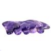 1pc Amethyst Jade Face Neck Back Guasha Board Natural Purple Stone Traditional Scraper view 3