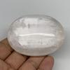 106 Grams, 2.6"x2"x1.1", Natural Untreated Selenite Palm-Stone Crystal, palmstone, Reiki Energy, Collectible, Handmade, Home Decor, B11871 view 4
