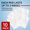 Impresa 10 Count Nose Pads & Nasal Liners - Custom-Trimmable Inserts & Mask Cushion - Secure Seal & CPAP Nasal Pads for Sleep Apnea - Soft Nose Protector view 4