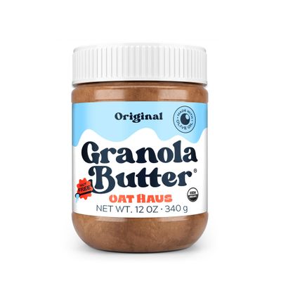 Oat Haus Organic Original Granola Butter | Peanut-free, Almond (Tree-Nut) Free, & School-Safe (Top 8 Allergen Free) | Sunflower Seed & Cookie Butter Alternative | 12 oz (1 Jar)
