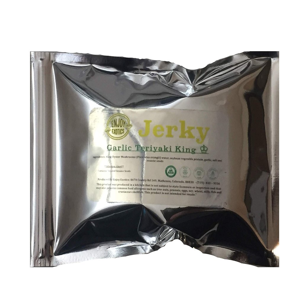 Garlic Teriyaki Gourmet King Mushroom Jerky