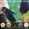 2 Pairs Compression Full Finger Arthritis Gloves, Copper Glove with Touch Screen Fingers for Everyday Support, Hand Joint Pain, Carpal Tunnel, Tendonitis, Trigger Finger, Fit for Men & Women (Medium) view 3