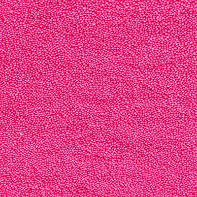 Sprinkle Deco Bright Pink Nonpareils Mini Round Balls Confetti Sprinkles Toppings for Cake Cookie Cupcake IceCream Donut 6oz Bag