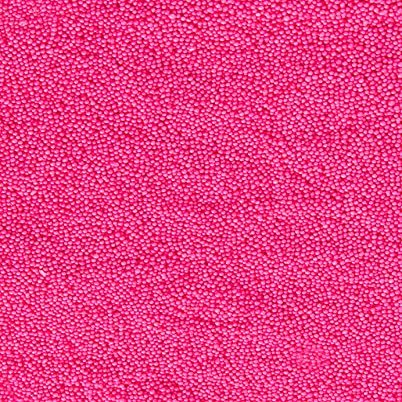 Sprinkle Deco Bright Pink Nonpareils Mini Round Balls Confetti Sprinkles Toppings for Cake Cookie Cupcake IceCream Donut 6oz Bag