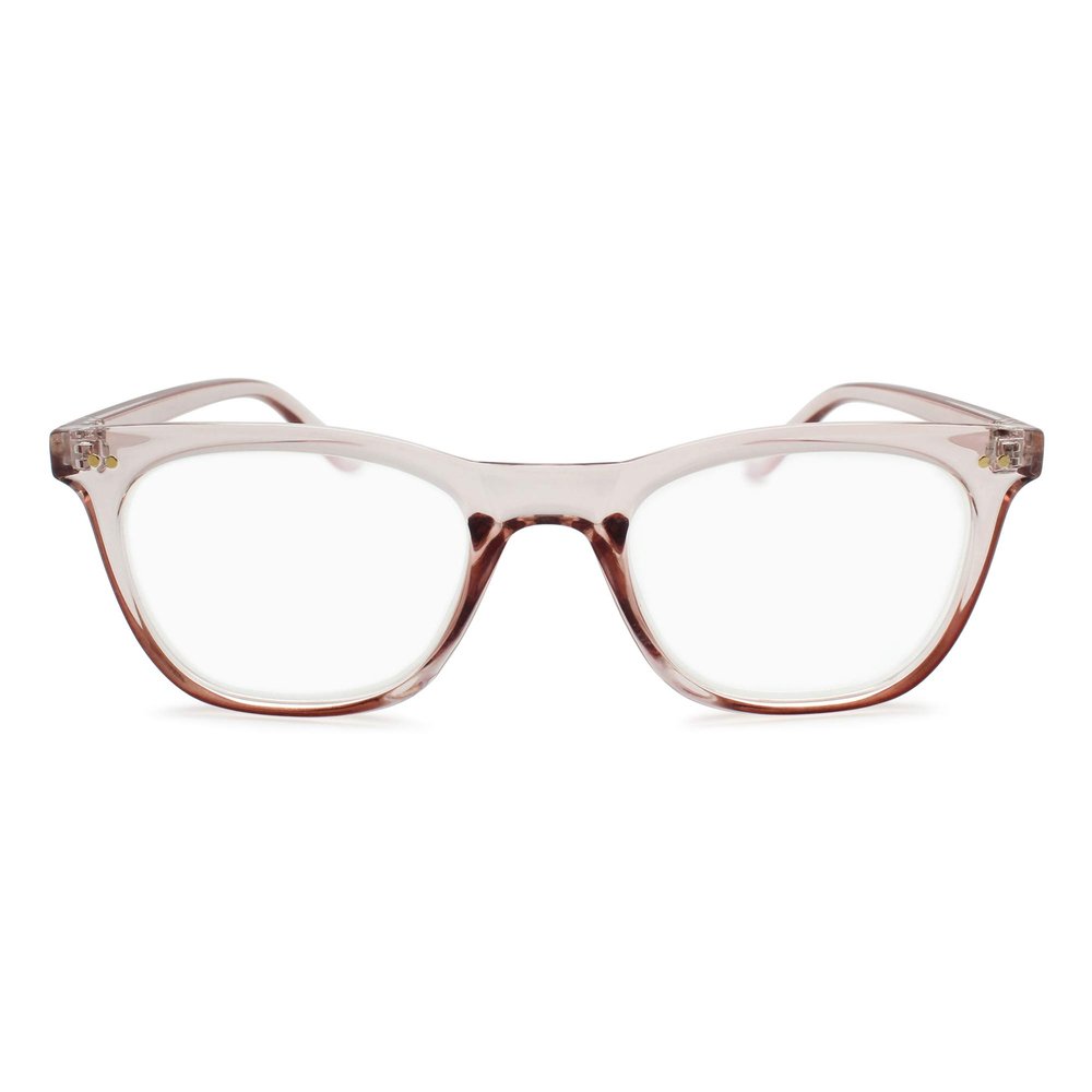 2SeeLife Clear Blue Light Blocking Glasses Women & Teens (Clear Pink)