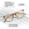 2SeeLife Clear Blue Light Blocking Glasses Women & Teens (Clear Pink) view 2