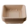 EcoQuality [50 PACK 16oz Disposable Rectangular Container Take Out Food Tray - Natural Sugarcane Bagasse Bowl Bamboo Fibers Sturdy Compostable Eco Friendly Environmental Paper Alternative view 1