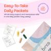 Binto Complete 4-in-1 Multi-Symptom Menopause Relief Kit Supplements - 1 Month Supply - Multivitamins with Omega-3, Ashwagandha and Probiotics/Prebiotic Fiber Blend - Non-GMO view 3