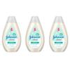 Johnson's CottonTouch Newborn Baby Wash & Shampoo with No More Tears, Sulfate-, Paraben- Free for Sensitive Skin, Made with Real Cotton, Gently Washes Away Dirt & Germs, 13.6 fl. oz, Pack of 3 view 1